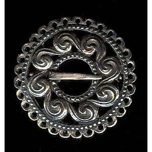  Bygde Pewter Brooch   Aegirs Tides 