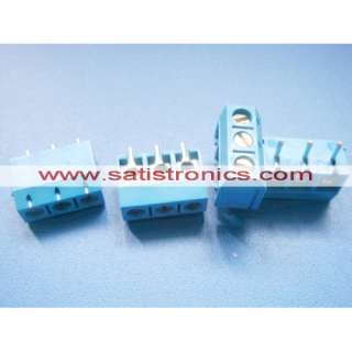 PCB Mount Terminal Block, 3 Pin, 5.00mm, Wire Protector Screw Type