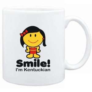  Mug White  Smile I am Kentuckian   Woman  Usa States 