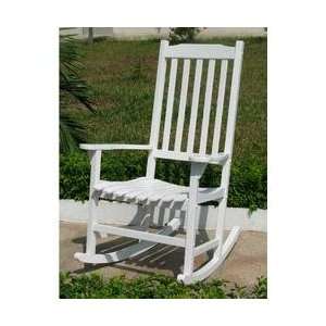  Painted Traditional Rocking Chair in White   Merry 