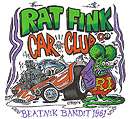 SIZE XXL Ed Roth Beatnik Bandit Rat Fink Car Club RatFink T Shirt 