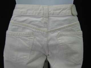 REPLAY White Denim Cropped Jeans Pants Sz 25  