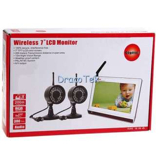 4GHz Wireless Digital Baby Monitor IR camera kit  