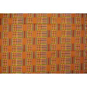  African Kente Print Fabric Pattern 1   12 Yards 45 Wide 