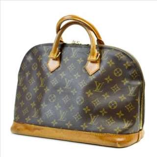 AUTHENTIC LOUIS VUITTON MONOGRAM ALMA HAND BAG MADE IN FRANCE 204556 