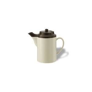   oz Dripless Teapot w/ Baffled Spout, Stoneware & Brown