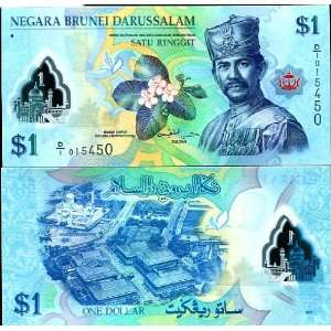 Banknote with Misspelling Error, Uncirculated Polymer Brunei 2011 1 