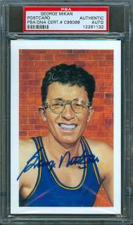   AUTOGRAPHED HALL OF FAME POSTCARD #4988/10000 PSA/DNA AUTHENTIC  