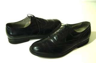 ROCKPORT Mens Black Wingtip Oxford Shoes 13M  