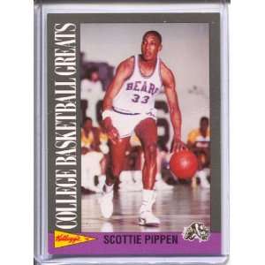    92 Kelloggs College Greats #17 Scottie Pippen Sports Collectibles