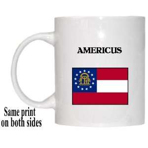    US State Flag   AMERICUS, Georgia (GA) Mug 