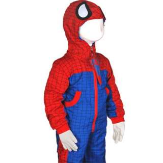 KD176 9 Boys Spiderman Jacket & Trousers Costume 4T 5T  