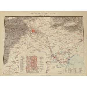  1900 map of Beijing, China