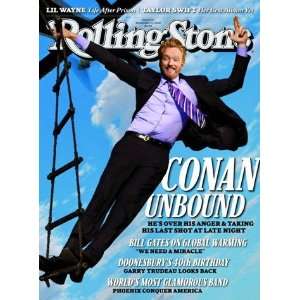  Conan OBrien, 2010 Rolling Stone Cover Poster by Robert 