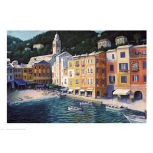 Portofino Morning Jim Monahan. 39.00 inches by 27.00 inches. Best 