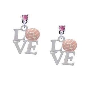  Silver Love with Pink Volleyball or Water Polo Ball Light 