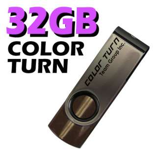 Team 32GB Color Turn USB Flash Pen Drive Memory Stick  