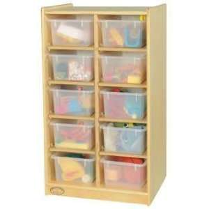  Childs Play R0057MT O 10 Tote Storage With Opaque Trays 