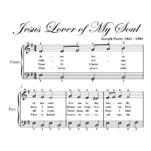  Jesus Lover Of My Soul Easy Piano Sheet Music Christian 