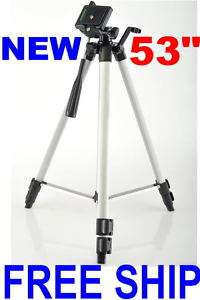 53 INCH PROFESSIONAL TRIPOD For CAMERA/ CAMCORDER NEW  