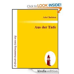 Aus der Tiefe  Neue Gedichte (German Edition) Ada Christen  