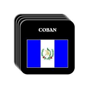  Guatemala   COBAN Set of 4 Mini Mousepad Coasters 
