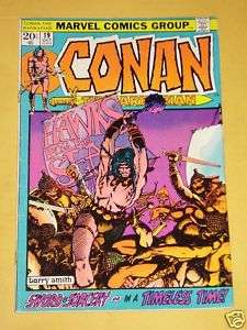 Conan The Barbarian 19 by Barry Smith art VG/FN  
