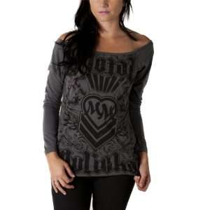 Metal Mulisha Steam Roller Womens Long Sleeve Fashion Shirt w/ Free B 