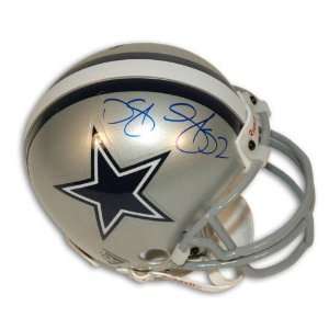  Dexter Coakley Dallas Cowboys Autographed Mini Helmet 