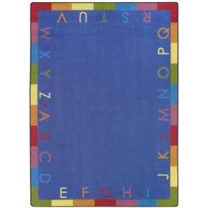  Joy Carpets Rainbow Alphabet 5 4 x 7 8 soft Area Rug 