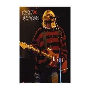  NIRVANA Kurt Cobain   Singing Music Poster