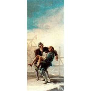   de Goya   24 x 60 inches   The drunken bricklayer
