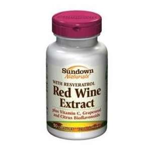  Sundown Red Wine Extract Capsules 50 Health & Personal 