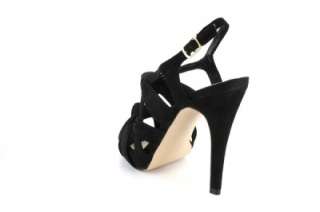Black Strappy Stiletto Sandal Shoe Jelena 160 by Wild Diva  