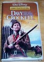Vhs Davy Crockett King Of The Wild Frontier Movie  