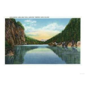  Avalanche Lake, New York   View of Lake Colden from 