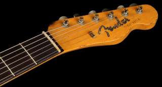 Fender Custom MB 62 Telecaster Heavy Relic Guitar Olympic White/3 