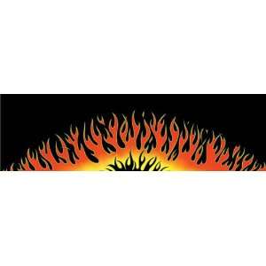 SIZZLIN HOT FLAMES 66X20 ALTERNATIVE REAR WINDOW DECAL 