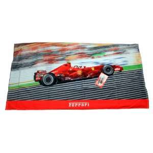  TOWEL Formula One 1 Ferrari Beach Bath NEW Car Side 4 