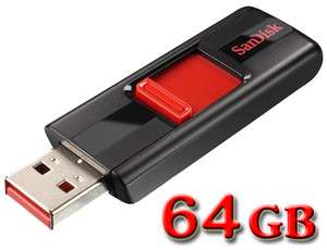 SanDisk 64GB 64G Cruzer USB Flash Pen Thumb Drive Disk Memory Stick 