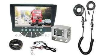 This complete, high quality rear view system includes a C O L O R CCD 