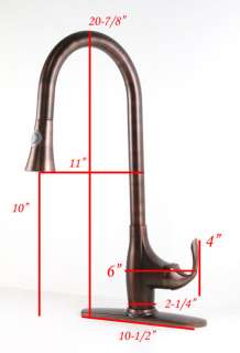 Lead Free Solid Brass Kitchen Faucet with Brushed Copper Finish  