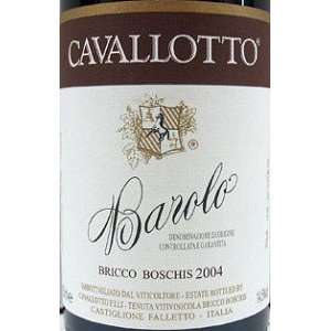  Cavallotto Bricco Boschis Barolo 2005 750ML Grocery 