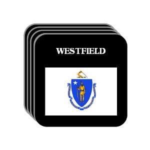 US State Flag   WESTFIELD, Massachusetts (MA) Set of 4 Mini Mousepad 