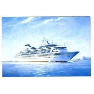    MS Crown Odyssey Postcard Royal Cruise Line 