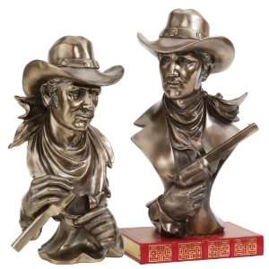  Western Gunslingers Statue The Rebel and The Rogue