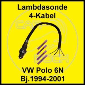 Lambdasonde 4 Kabel VW Polo 6N 1.4 44kW AEX AKV APQ AKK  