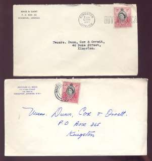 JAMAICA 1956 7 COLLECTION PRINTED ADVERTISING 20 COVERS  