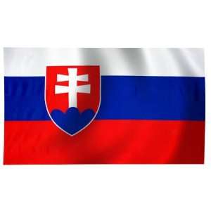  Slovakia Flag 4X6 Foot Nylon PH Patio, Lawn & Garden