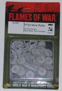 PT34 Mine Roller Flames of War USSR SU057   